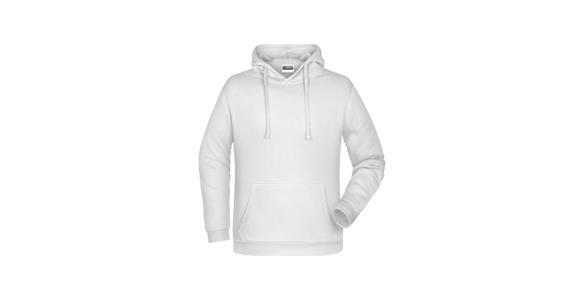 Kapuzen-Sweatshirt weiß Gr.XL
