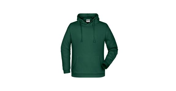 Kapuzen-Sweatshirt dunkelgrün Gr.S