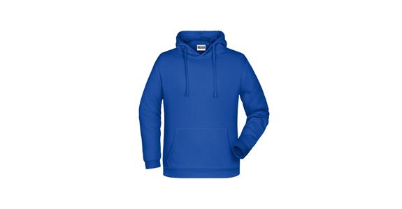 Hooded sweatshirt royal blue size 4XL