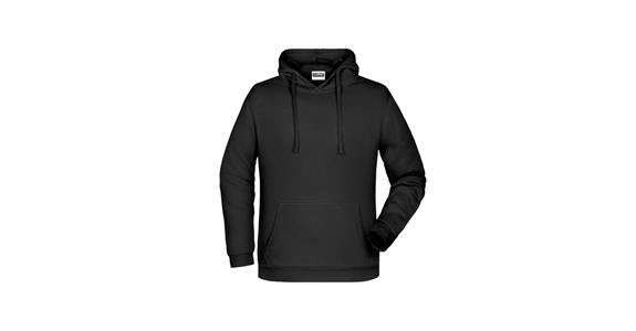 Kapuzen-Sweatshirt schwarz Gr.4XL