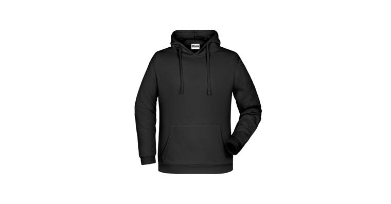 Kapuzen-Sweatshirt schwarz Gr.S