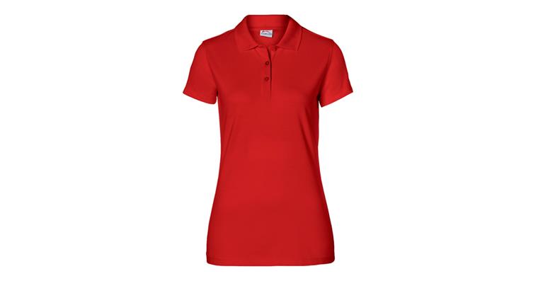 Polo-Shirt Damen mittelrot Gr.L