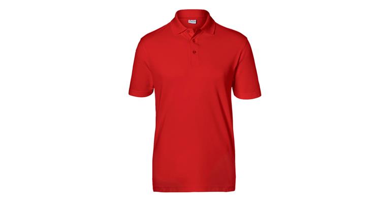 Polo-Shirt mittelrot Gr.M