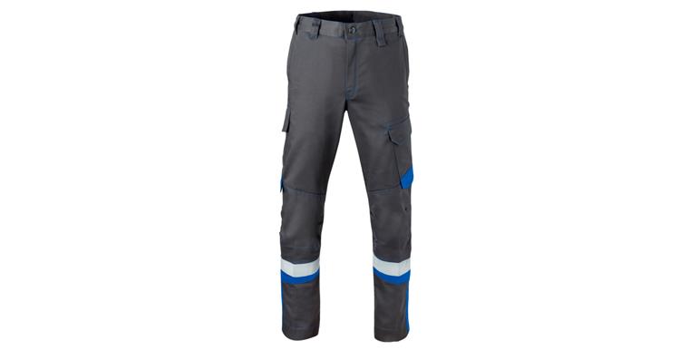 Trousers 5Safety Image protection class 2 grey/cornflower blue size 50