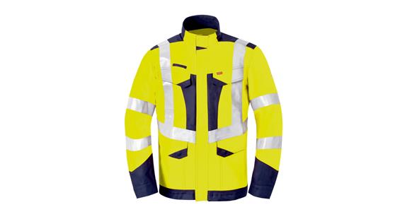 Long jacket Multi Shield yellow/navy size XS