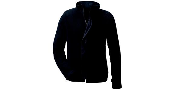 Fleece jacket flame-retardant black size 64/66