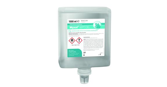 Handdesinfektion Myxal® SEPT Gel 1000 ml Neptuneflasche
