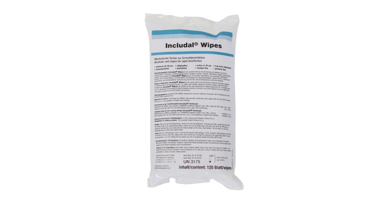 Refill pack Includal® wipes 120 cloths