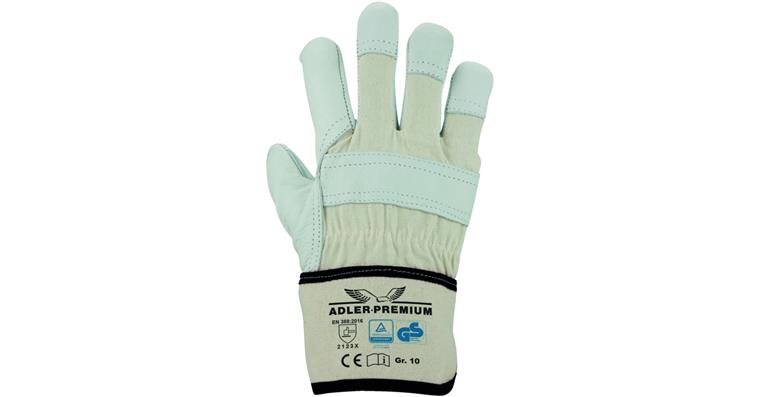 Rindvollleder-Handschuh VE=12 Paar Gr.12