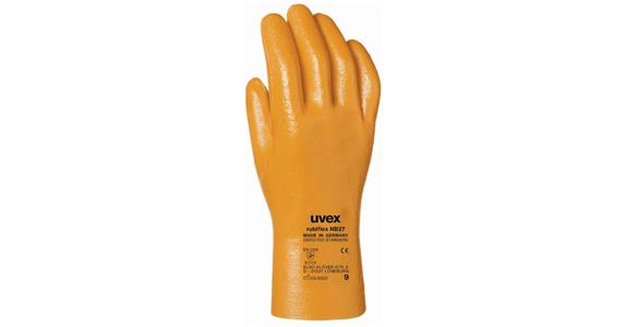 Protective gloves, nitrile-coated NBR special oil resistant, EN 388 L=27 cm