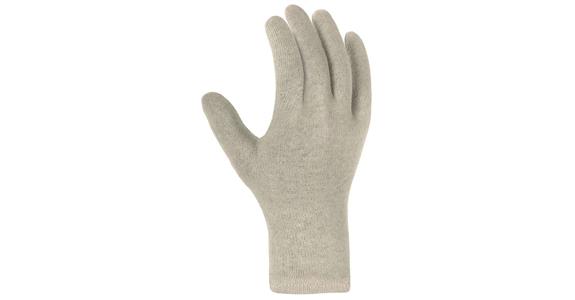 Cotton jersey glove natural colour medium-duty design PU=12 pairs size 8