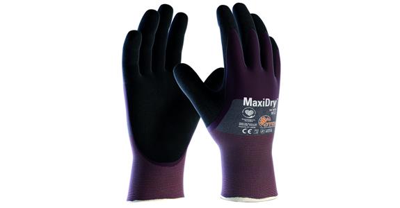 Nylon knitted glove MaxiDry® 56-425 PU=12 pairs size 10