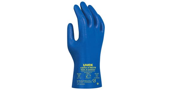 Chemical protective glove Rubiflex S NB27B PU=10 pairs size 8