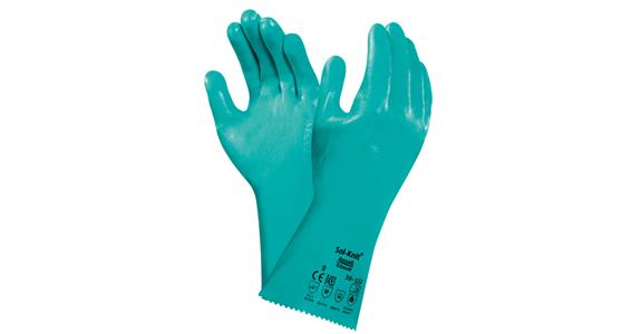 Chemical protective glove AlphaTec® 39-122 (ex Sol-Knit®) PU=12 pairs size 9