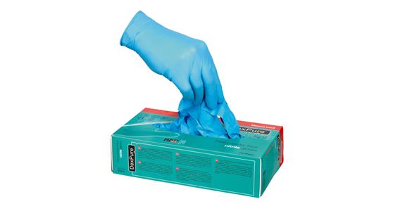 Einweghandschuh Dexpure® Nitril puderfrei Box = 100 Stück Gr.M