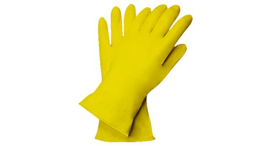 Chemical protective glove Yellow Cleaner PU=12 pairs size 9