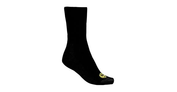 Basic-Socke ESD schwarz Gr.39-42