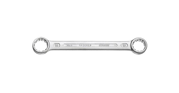 GEDORE double-end box wrench 17 x 19 mm DIN 837 B