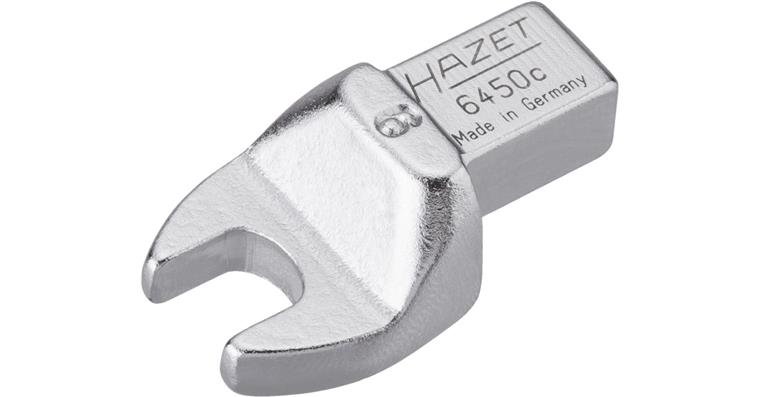 HAZET open-end wrench plug-in tool, 9 mm, plug-in square 9x12 mm