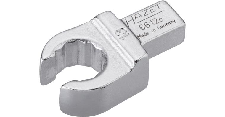 HAZET open ring plug-in tool, 17 mm, plug-in square 9x12 mm