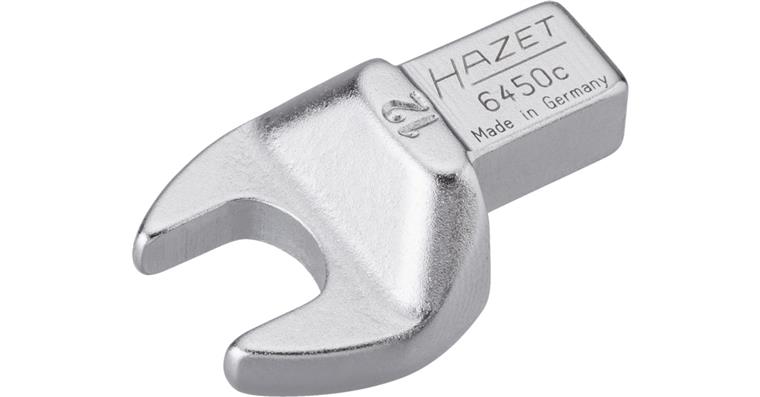 HAZET open-end wrench plug-in tool, 12 mm, plug-in square 9x12 mm