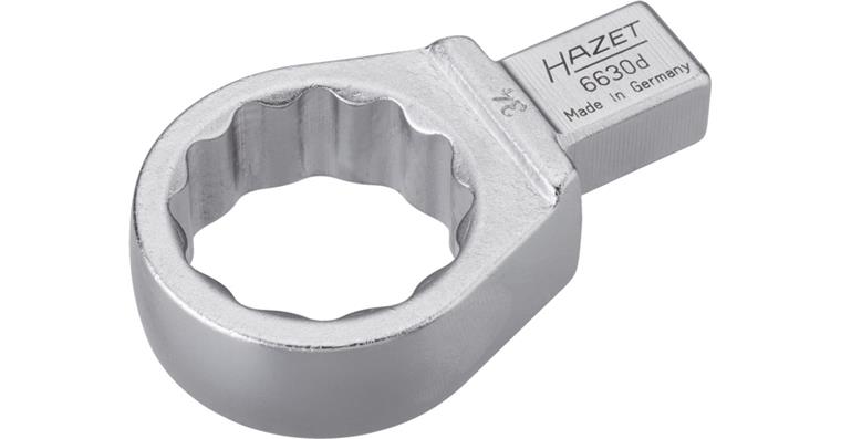 HAZET ring plug-in tool, 34 mm, plug-in square 14x18 mm