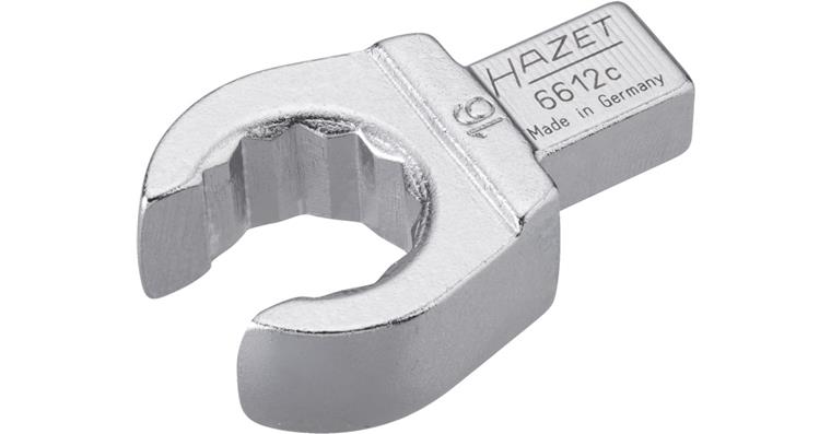 HAZET open ring plug-in tool, 21 mm, plug-in square 9x12 mm