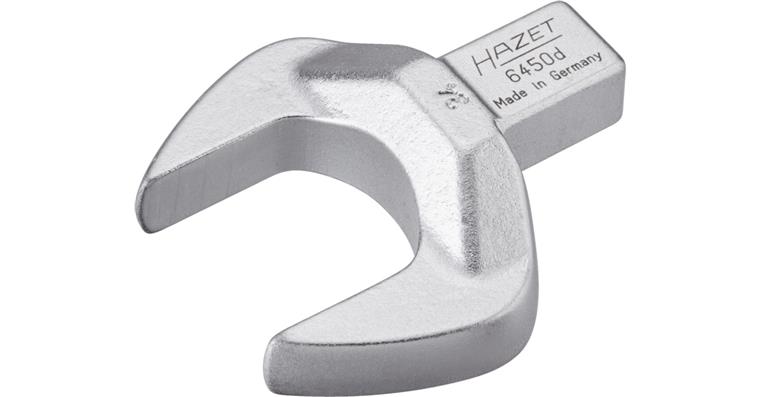HAZET open-end wrench plug-in tool, 34 mm, plug-in square 14x18 mm
