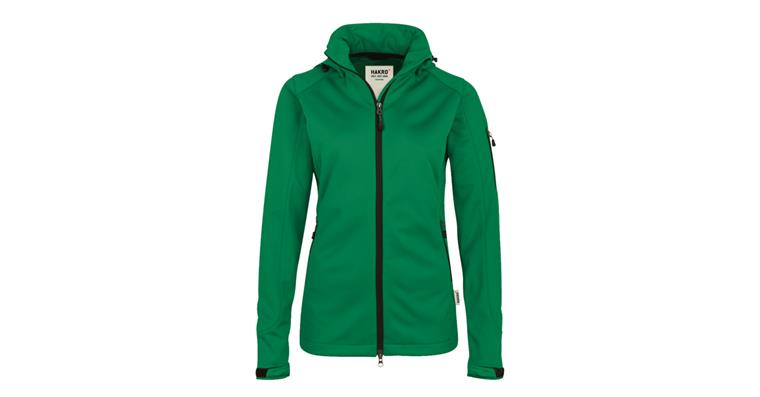 Ladies' softshell jacket Alberta, 1/1 sleeve, kelly green, size S