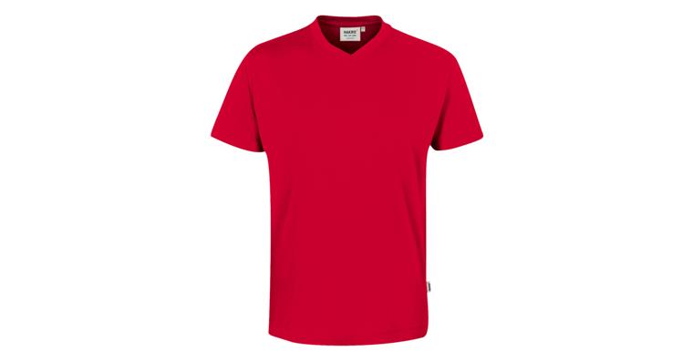 V-Shirt Classic rot 2XL