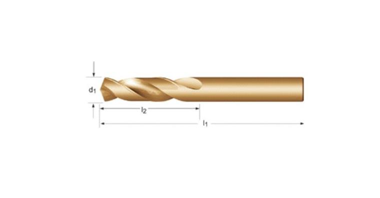Spiralbohrer DIN 1897 HSS-Co kurz Ø 3,2 mm