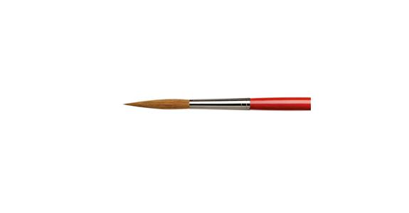 Red sable writing brush, pointed size 2
