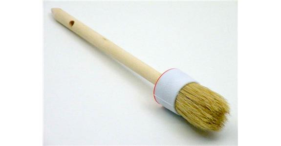 Round brush, China bristles, size 4