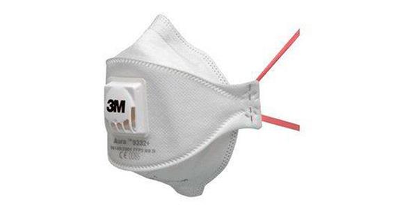 Atemschutzmaske Pack = 10 Stück mit Ventil FFP3S