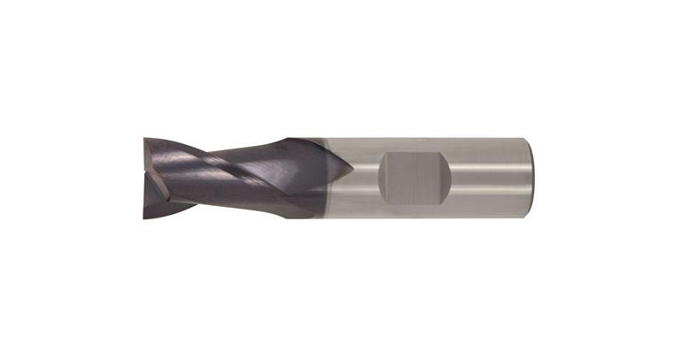 SC long hole milling cutter TiAlN 30° short HB shank T=2 dia. 5 mm