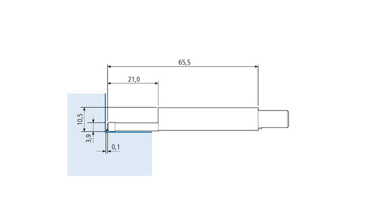 Taster T1D 5µm/90° MB +/-100µm für Waveline W5+W10+W20