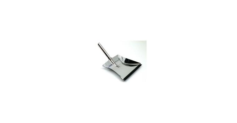 Dustpan stainless steel with lip