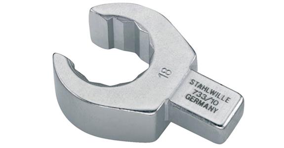 STAHLWILLE Ring-Einsteckwerkzeug offen 14 mm, Einsteckvierkant 9x12 mm