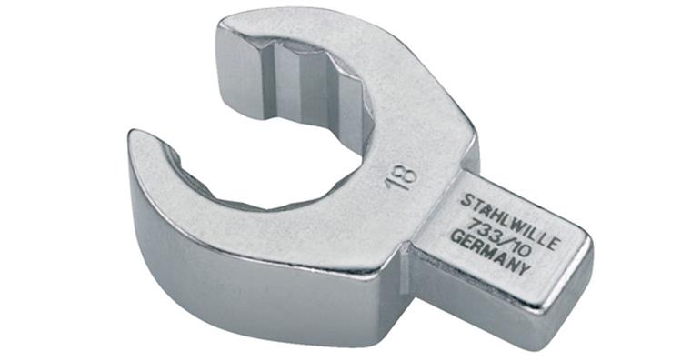 STAHLWILLE open ring plug-in tool, 14 mm, plug-in square 9x12 mm