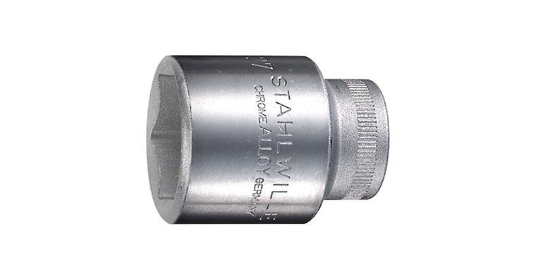 Steckschlüsseleinsatz 26 mm 1/2' DIN 3124 Sechskant