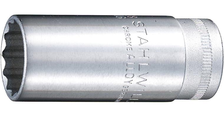 1001826341 Steckschlüsseleinsatz 20,8mm 3/8' DIN 3124 lang mit Doppelsechskant