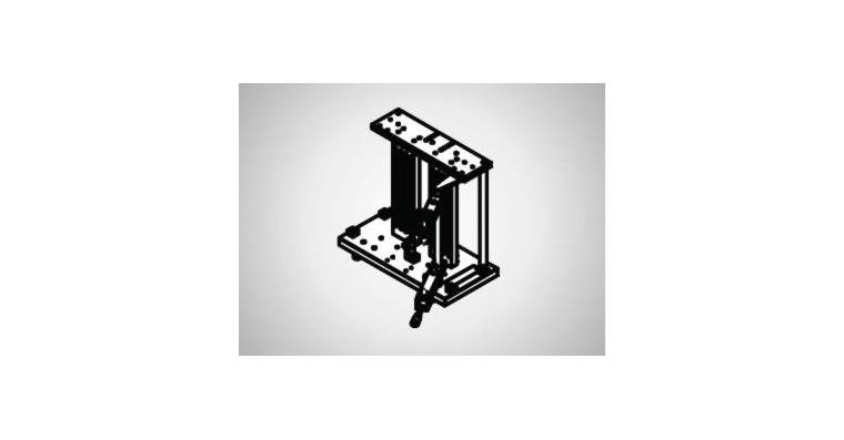 Meßständer mit Säulen 1P1SP H320h140