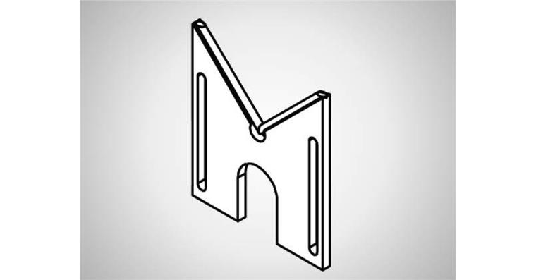 HM-Prisma 90° einstellbar G70 m.Träger