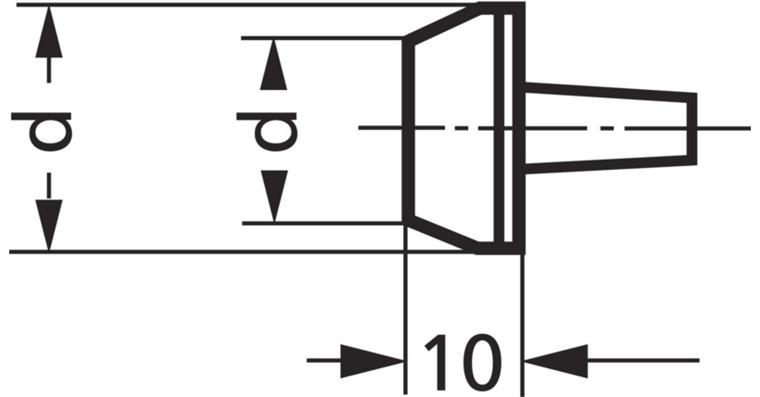 Messkegel 817 ks, Ø 23-30 mm