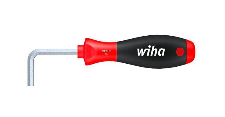 WIHA Sechskantschraubendreher 5 mm abgewinkelt SoftFinish