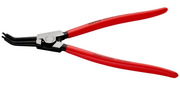 KNIPEX Sicherungsringzange A42  310 mm 45 Grad abgewinkelt für Aussenringe