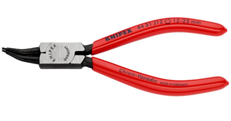 Sicherungsringzange J12 140 mm 45 Grad abgewinkelt für Innenringe
