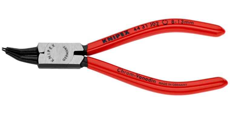 Sicherungsringzange J02 140 mm 45 Grad abgewinkelt für Innenringe