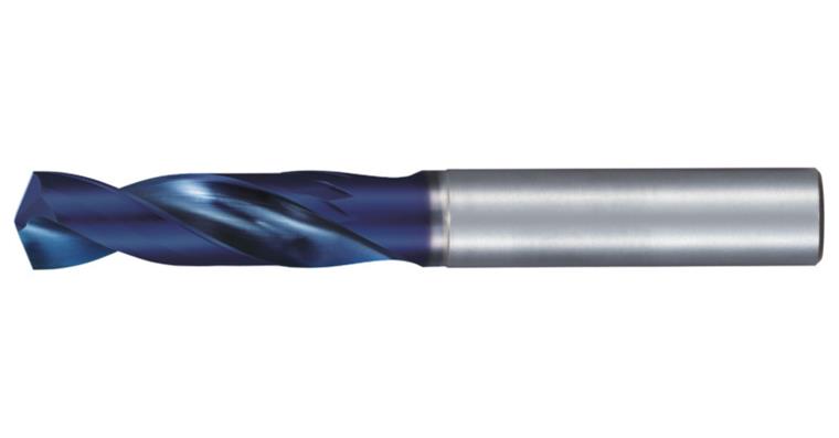 SC twist drill bit AquaREVO 3xD DIN shank tip angle 135° dia. 4.4 mm