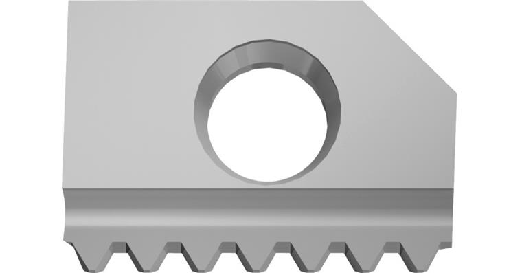 HM-Gewindefräsplatte K10 60° P1,5mm